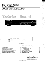 Harman-Kardon ADP-303-Service-Manual